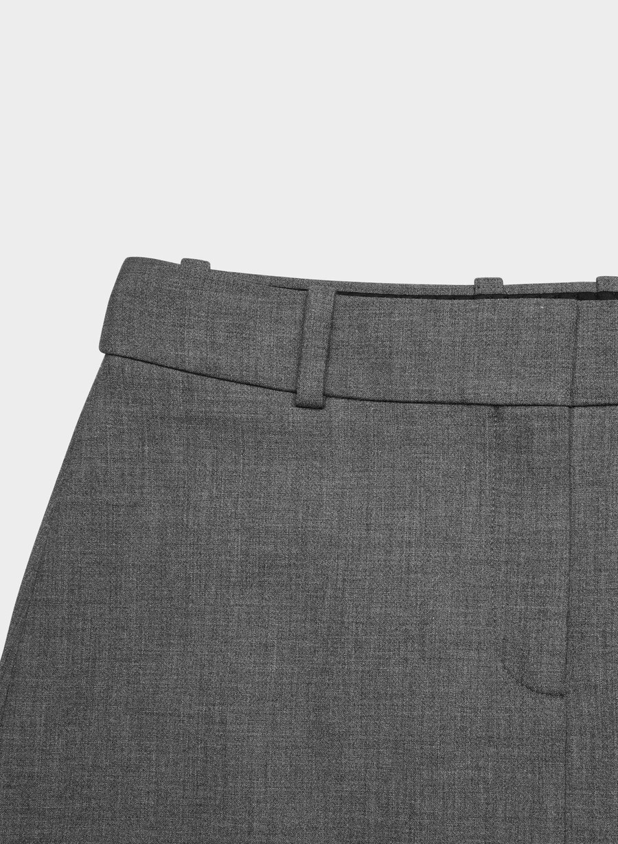 chisel micro skort - ressential heather charcoal