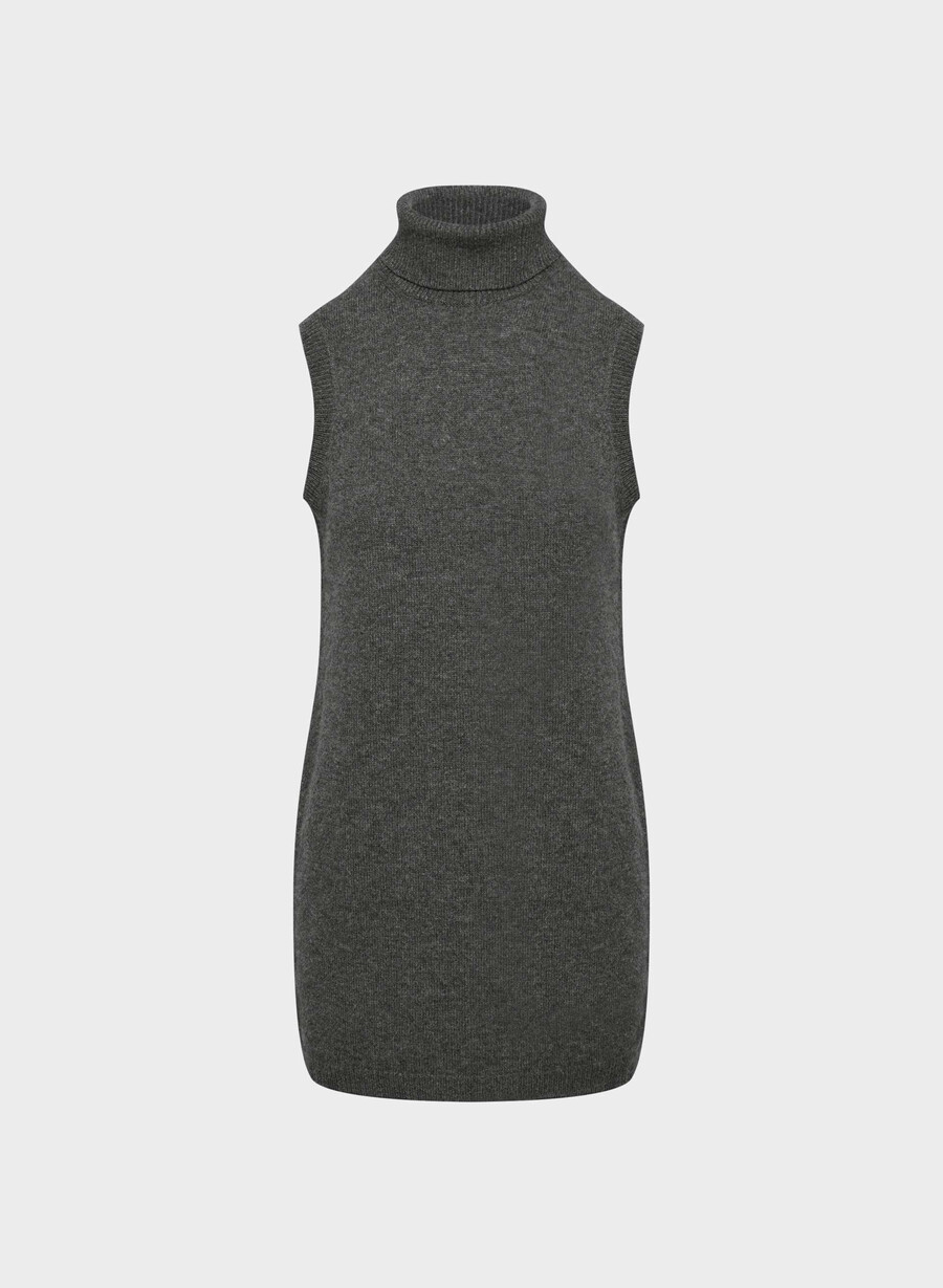 abito in lana e cashmere delle fiandre colore antracite melange