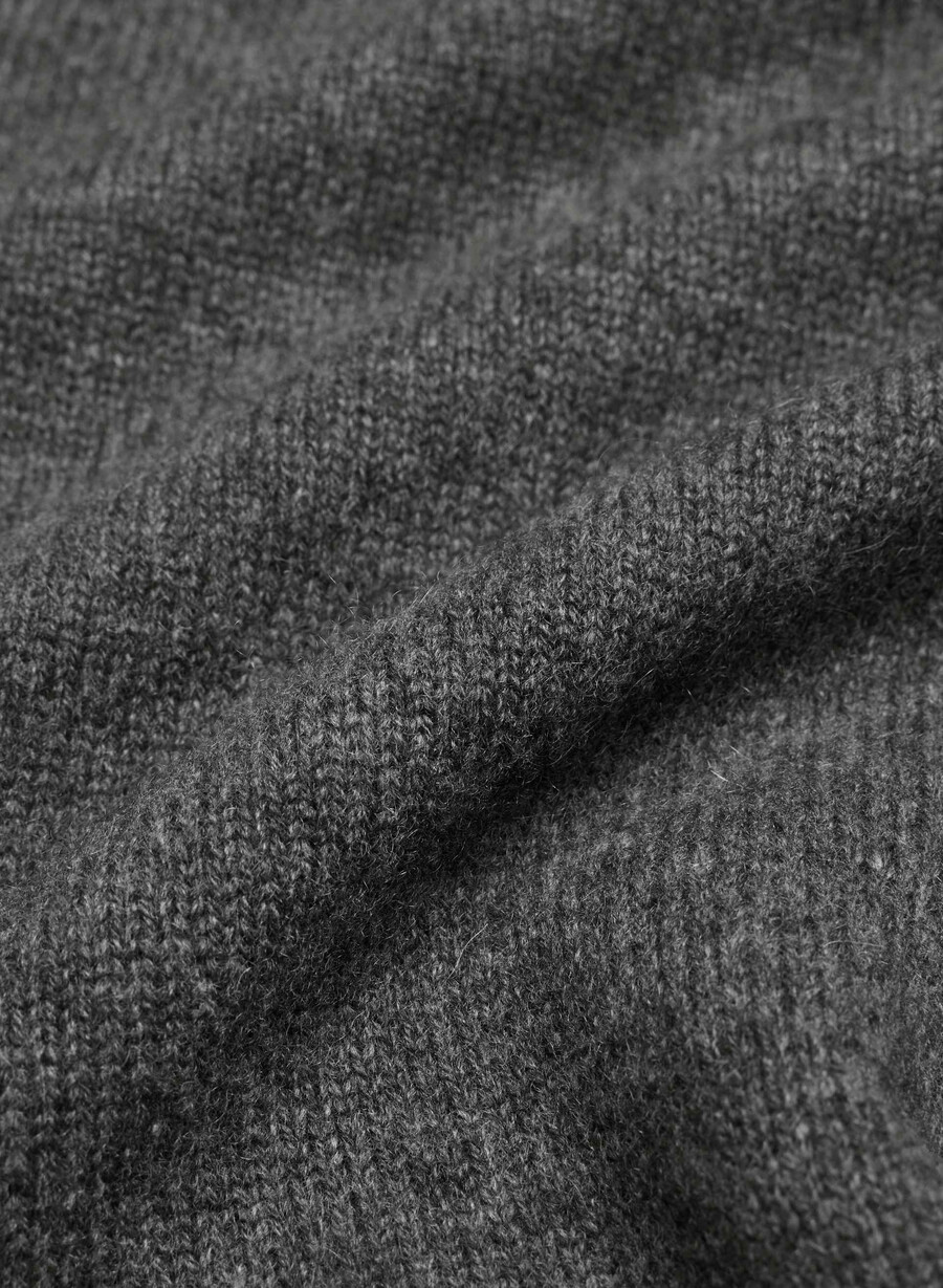 abito in lana e cashmere delle fiandre colore antracite melange