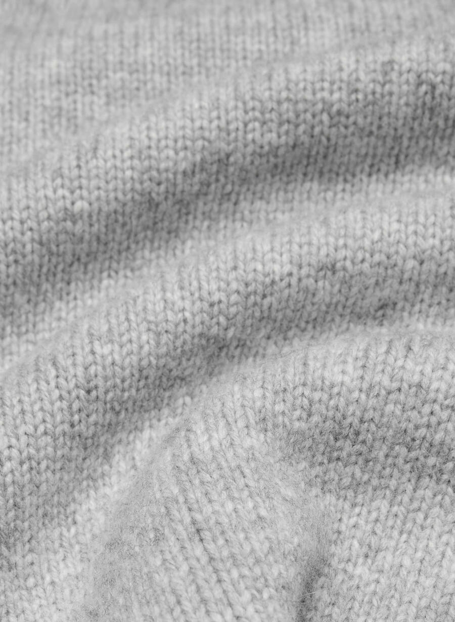 maglione polo analogico heather chrome