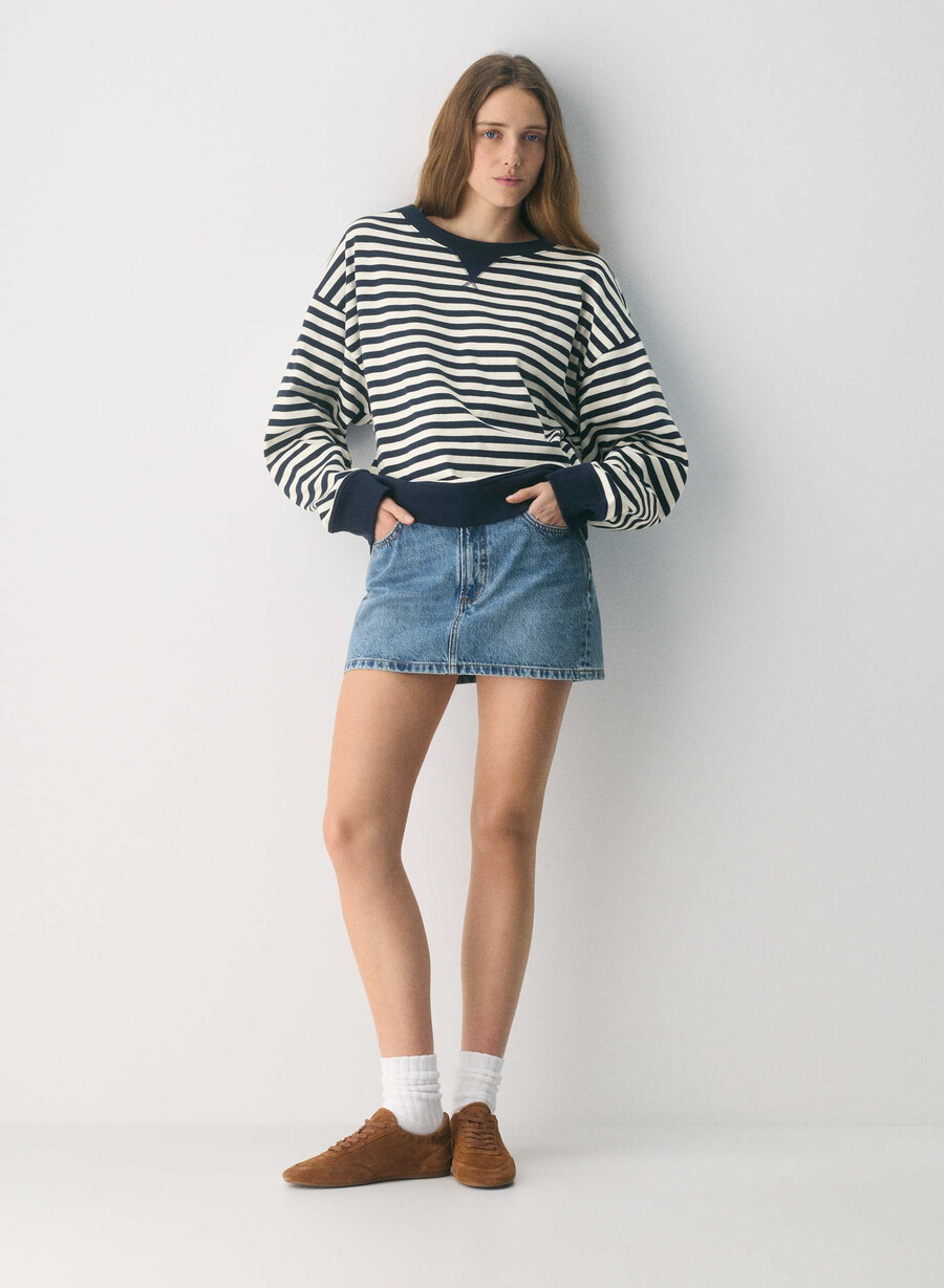 maglia a maniche lunghe mighty cotton wicket lt birch admiral