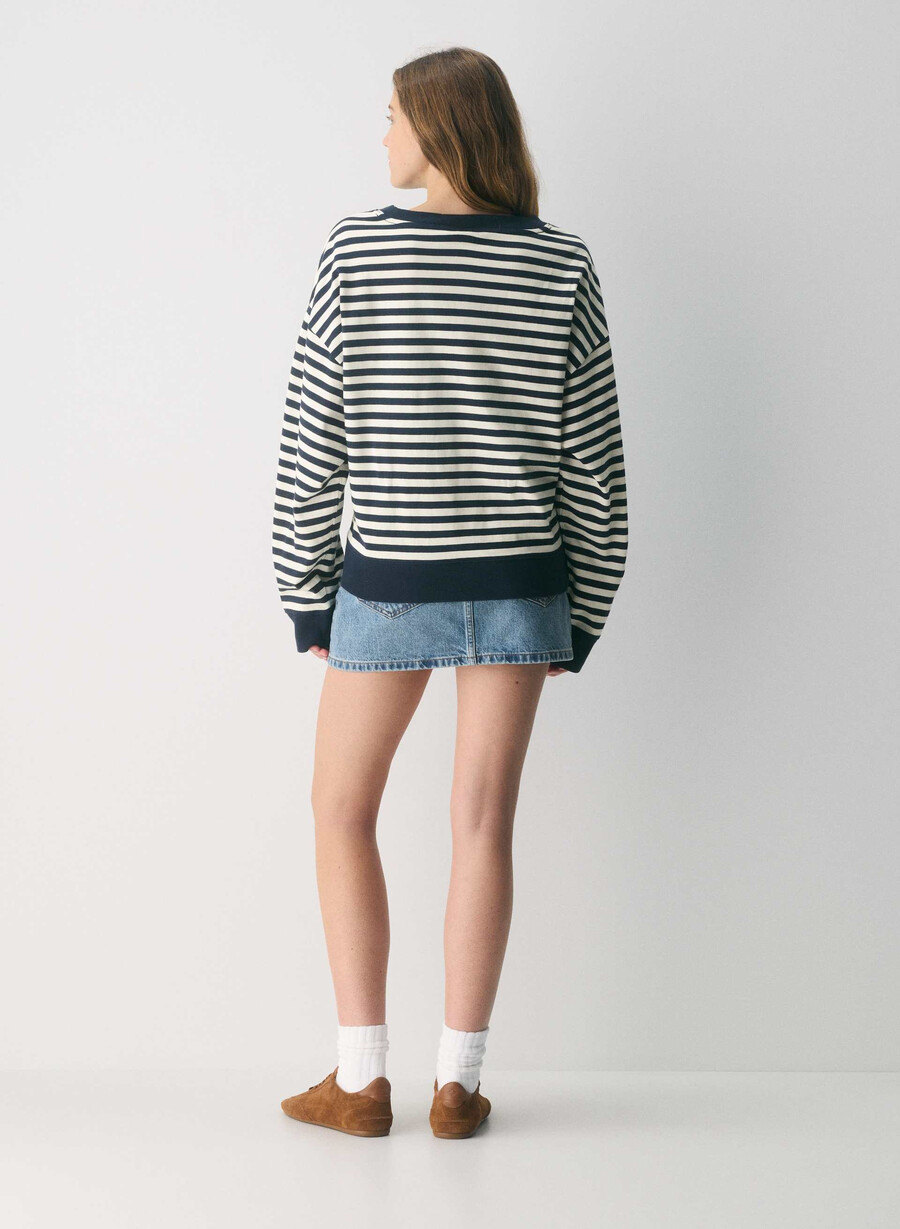 maglia a maniche lunghe mighty cotton wicket lt birch admiral