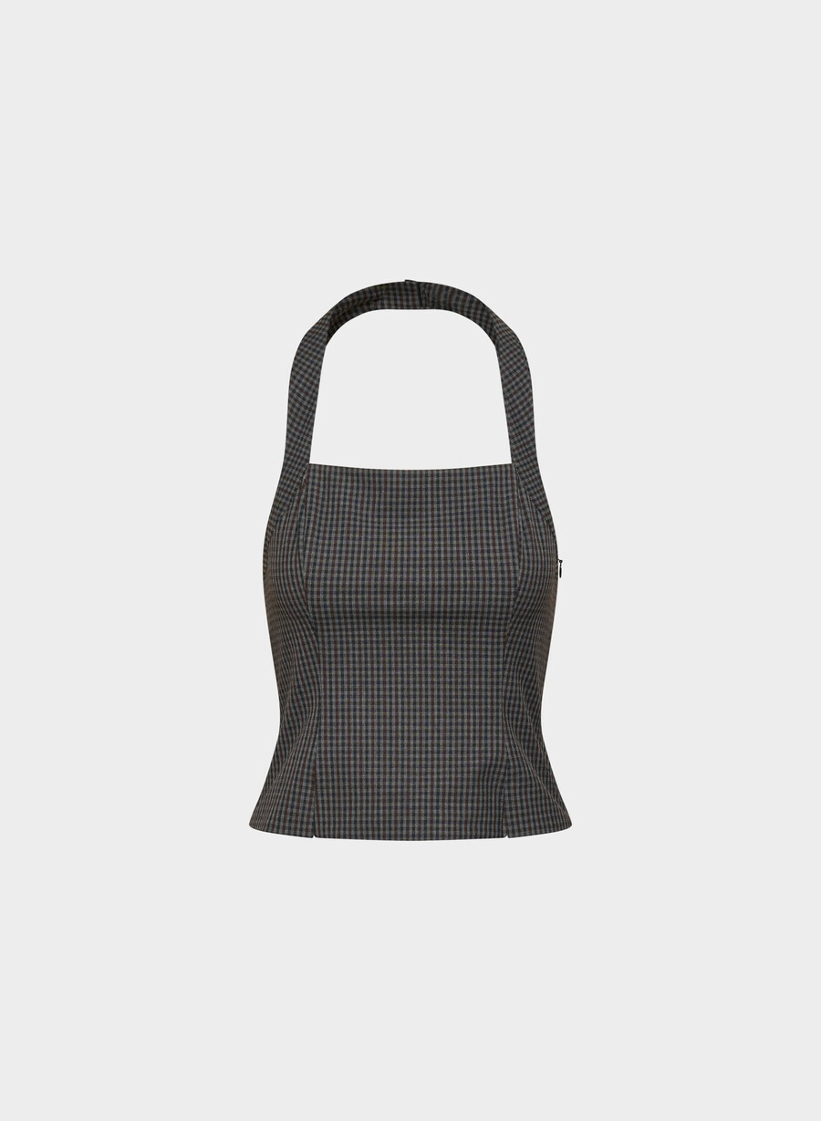 top con scollo a v e spalline sottili liliana chk h chladml