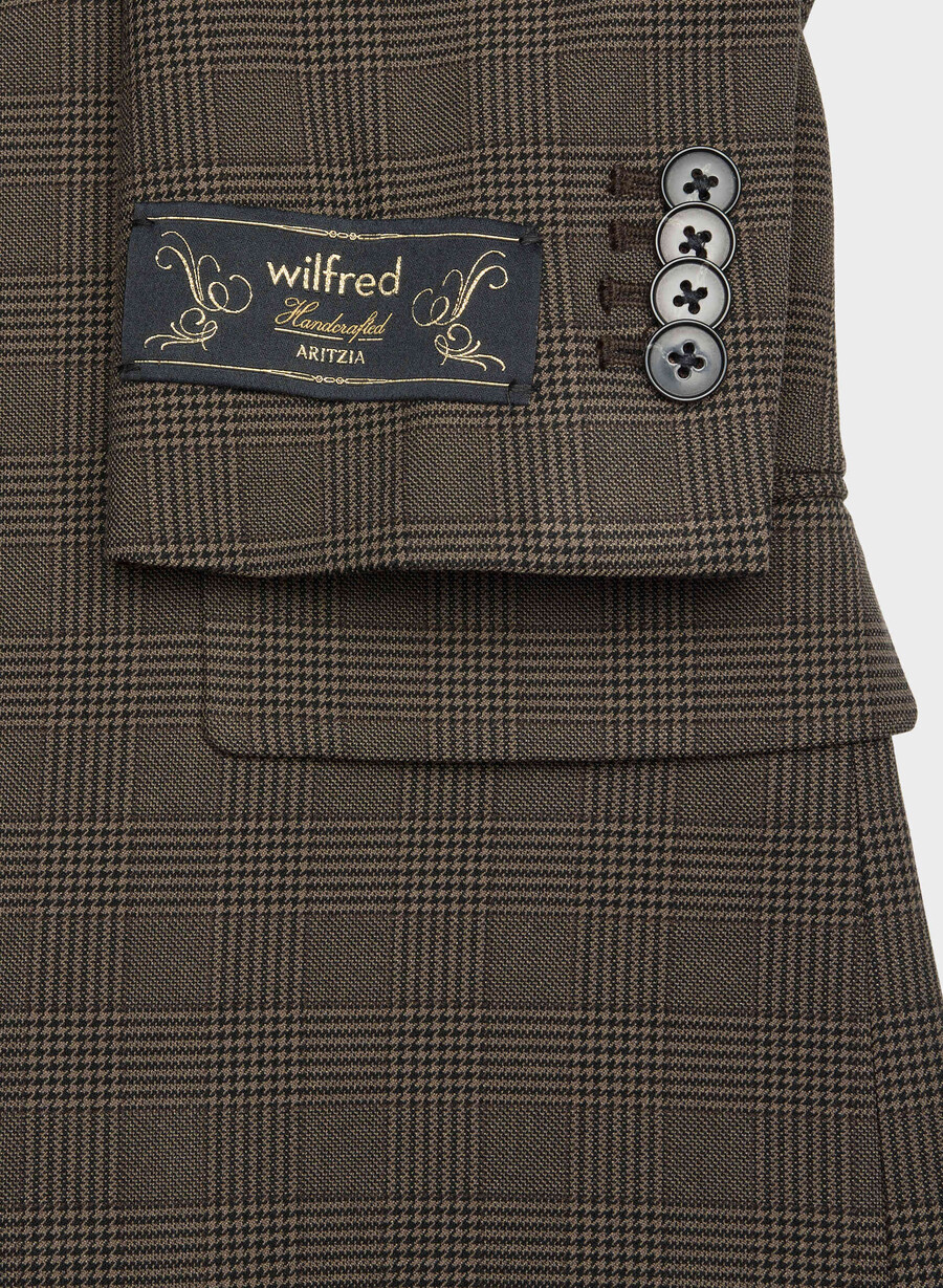 blazer etiquette - twill merle chk cl tph chr