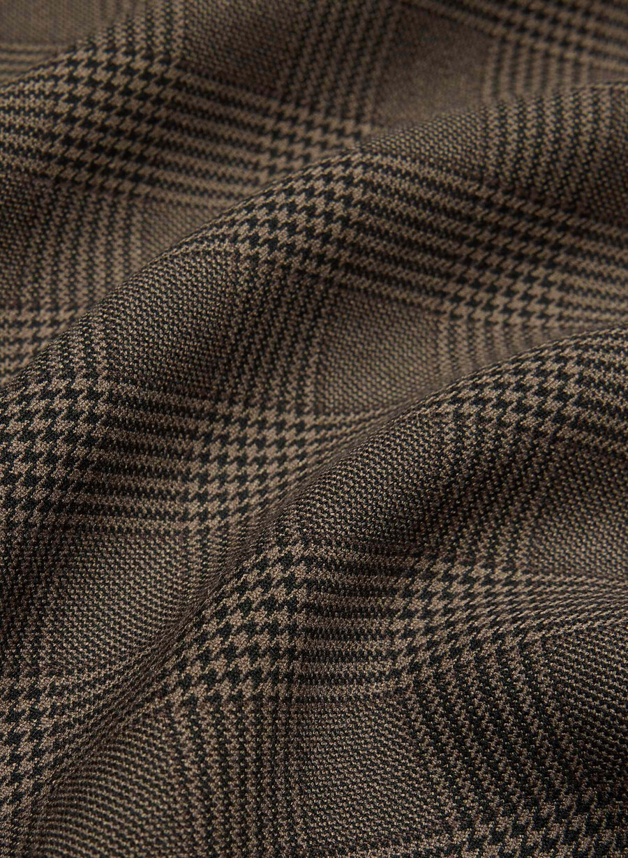 blazer etiquette - twill merle chk cl tph chr