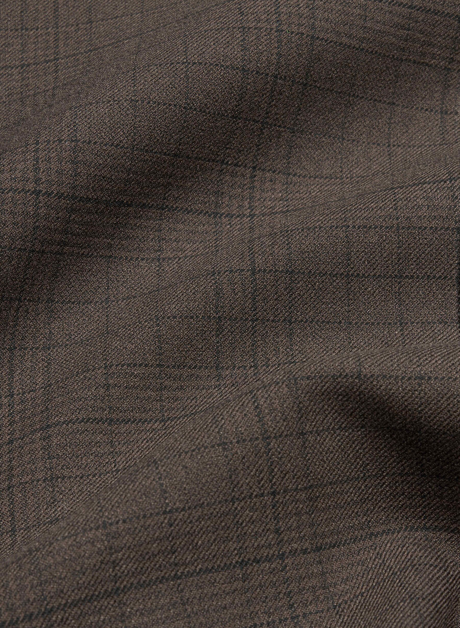 blazer etiquette - twill sanford chk rm brblk