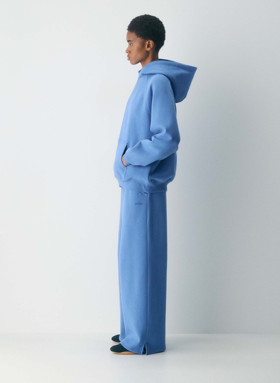 pantaloni da tuta con fascia mega cozy sweatfleece french blue