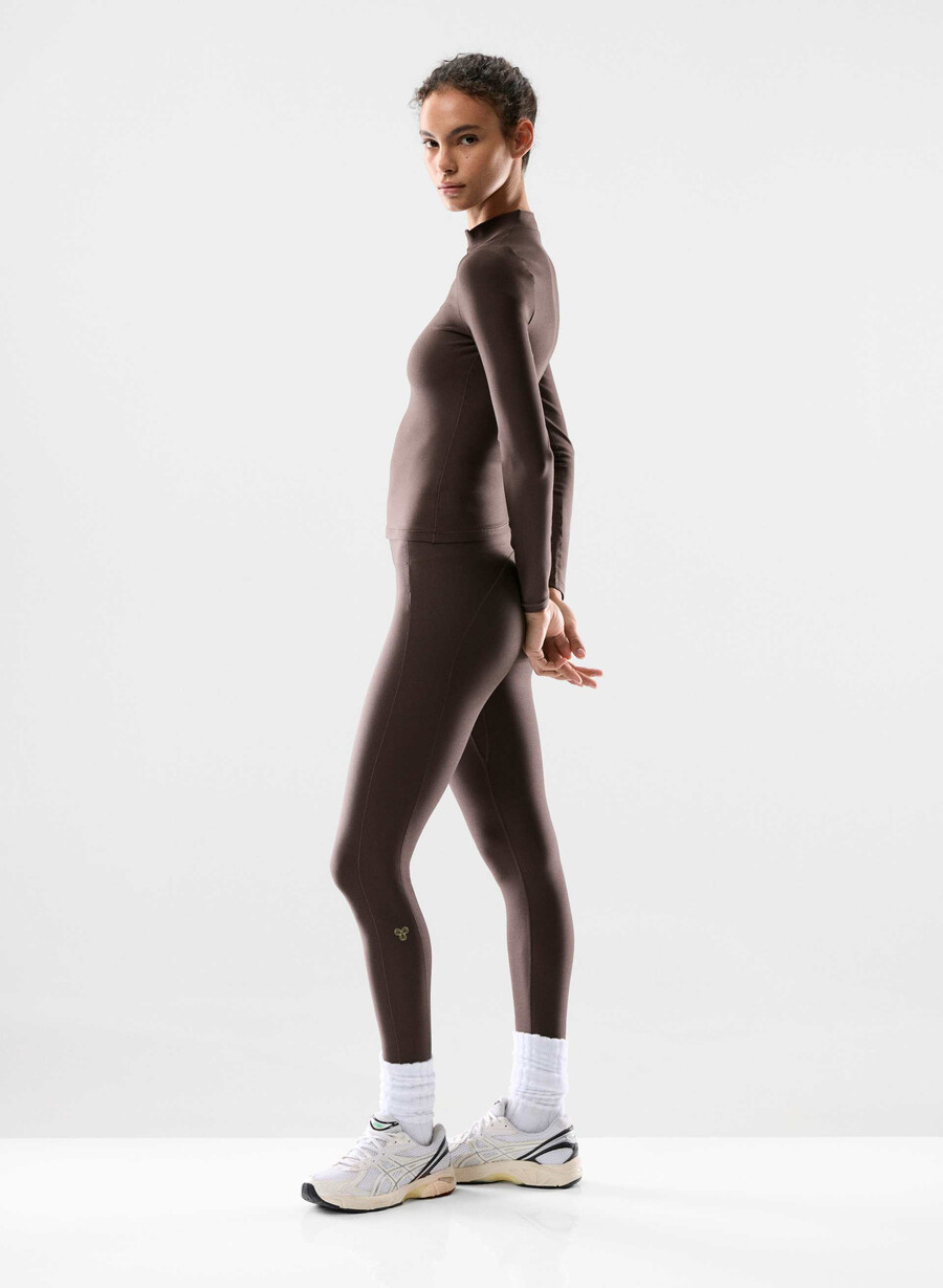 leggings glotone horizon hi-rise 26 marrone mocha ricco