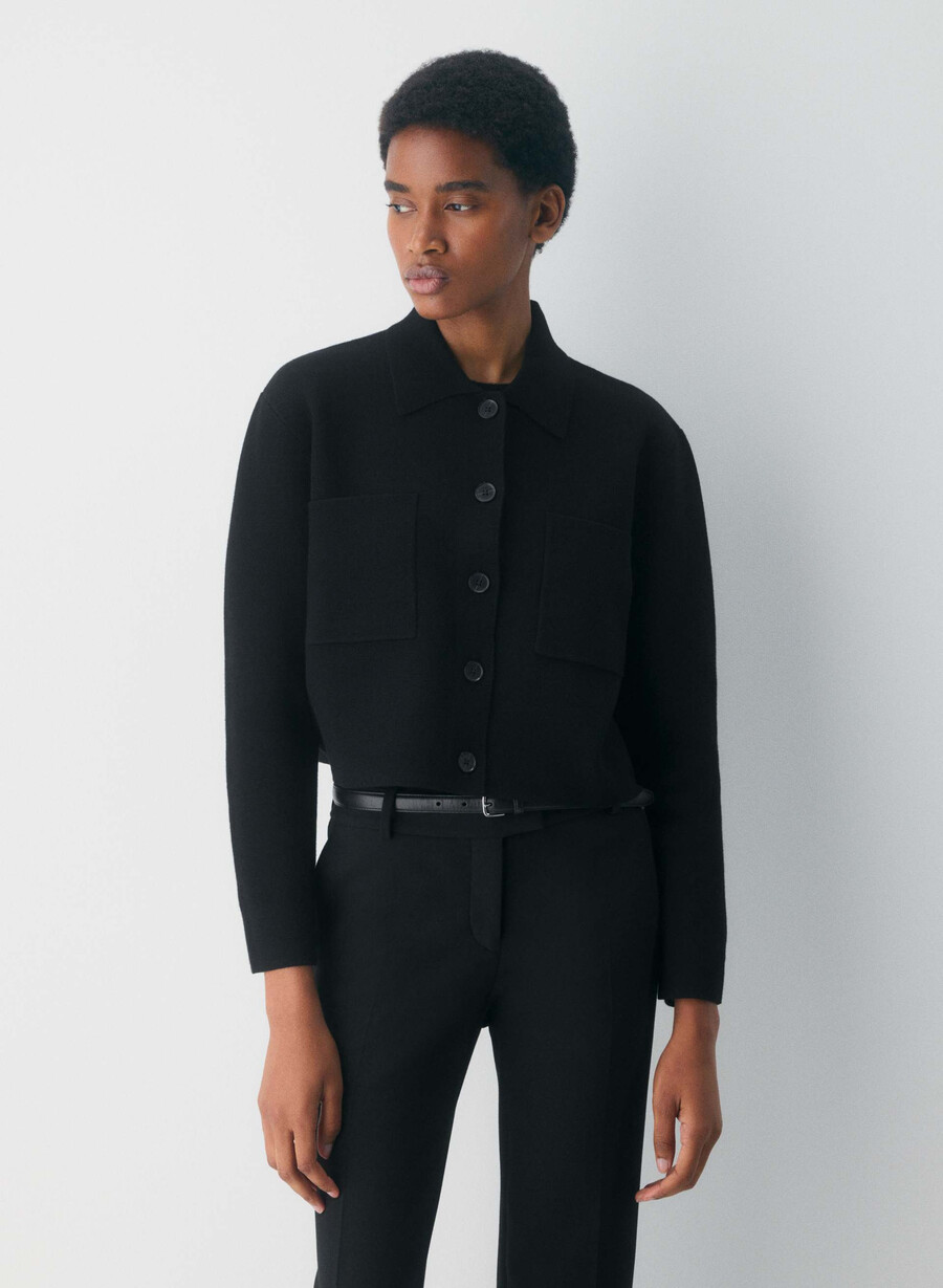 maglione society waist nero
