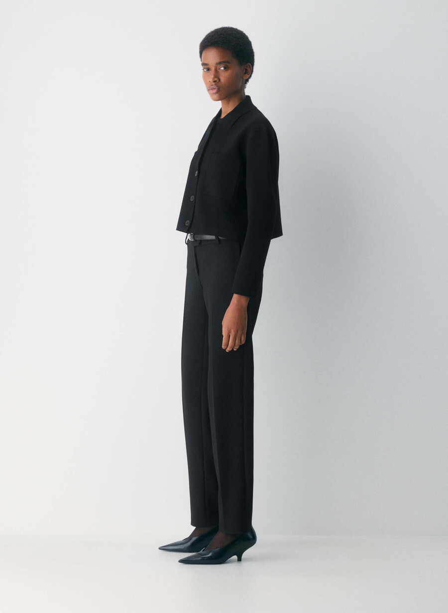 maglione society waist nero