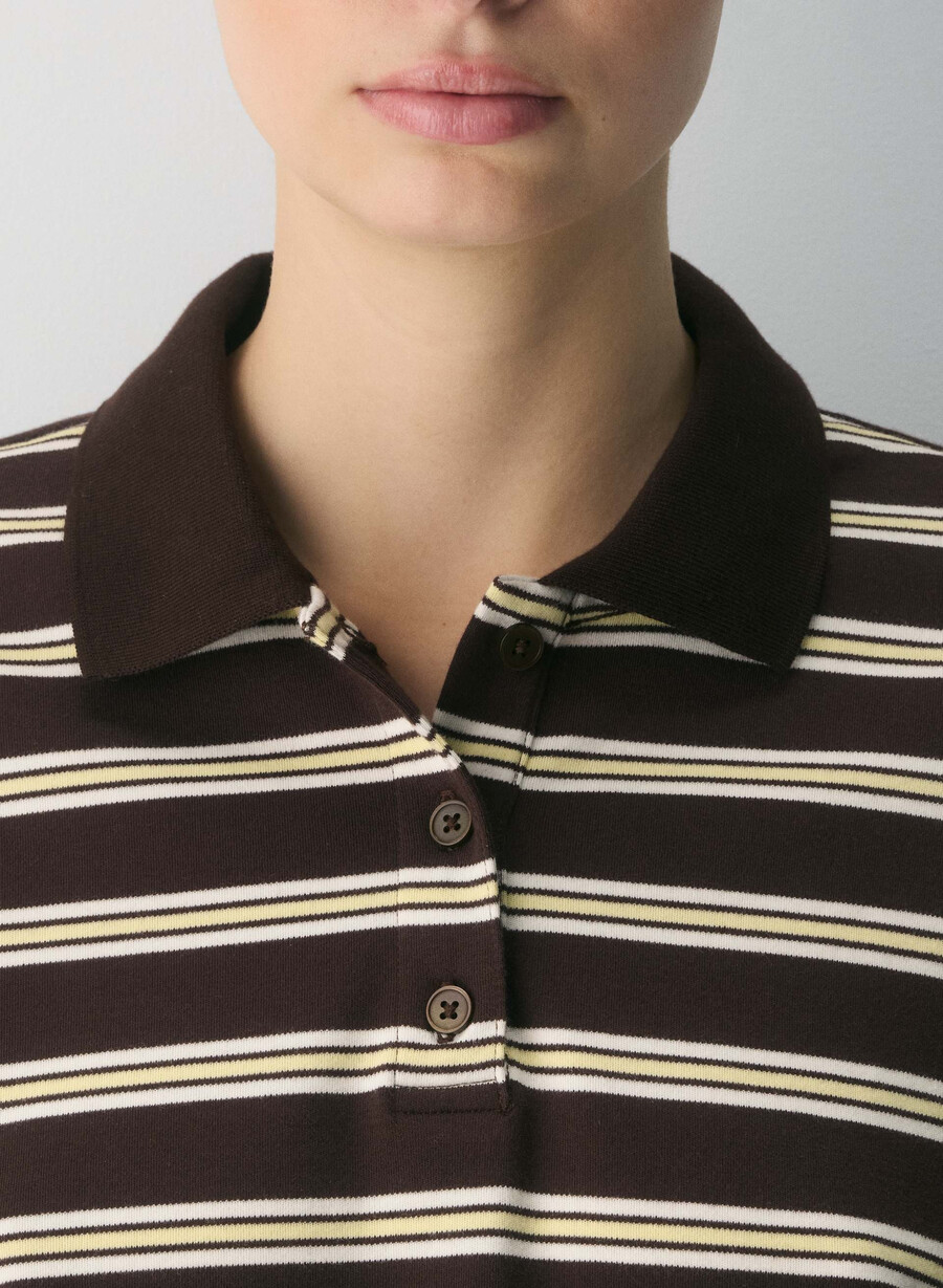 maglia a maniche lunghe eton in cotone interlock rchmchbrwn lemonade