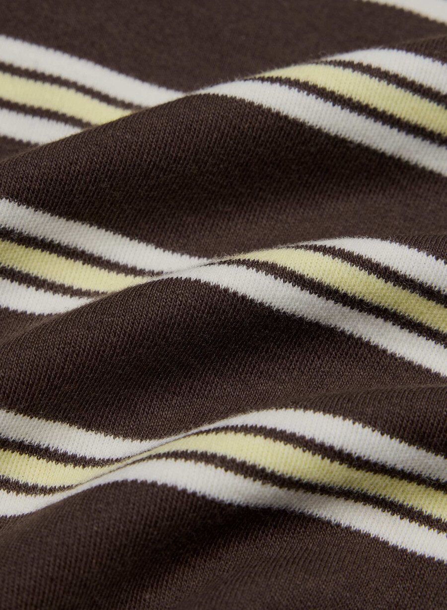 maglia a maniche lunghe eton in cotone interlock rchmchbrwn lemonade