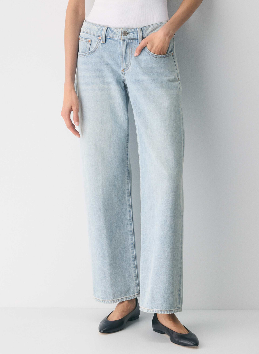 denim forum jeans baggy super a vita bassa anni 90 15 anni brl thr blu