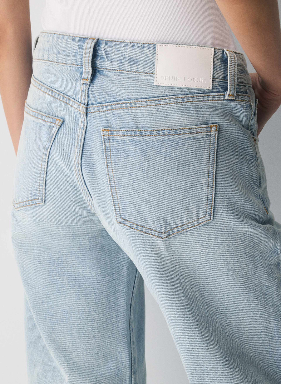 denim forum jeans baggy super a vita bassa anni 90 15 anni brl thr blu