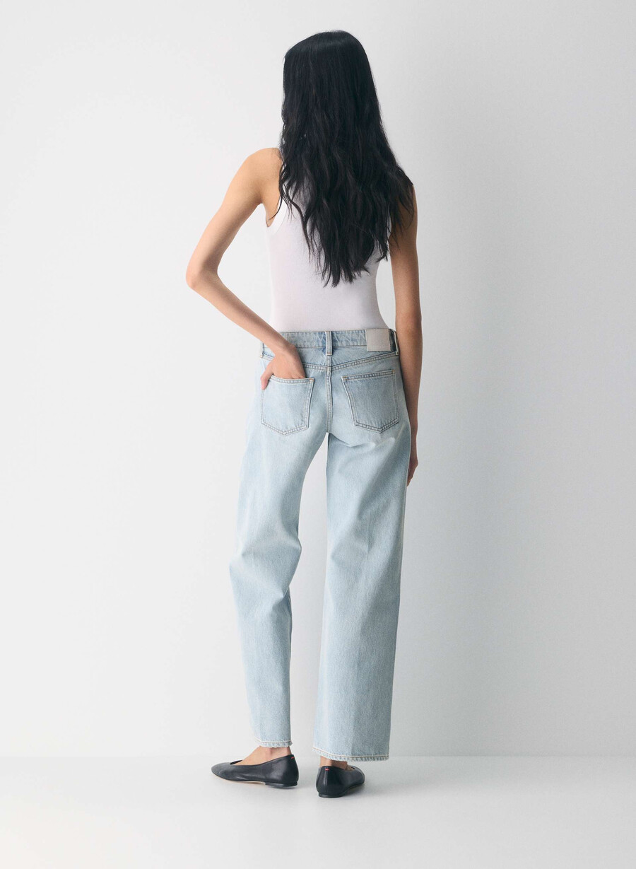 denim forum jeans baggy super a vita bassa anni 90 15 anni brl thr blu