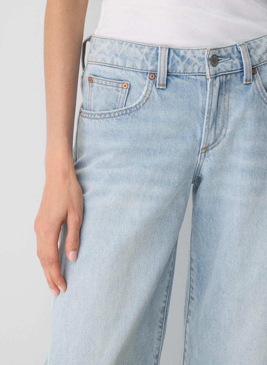 denim forum jeans baggy super a vita bassa anni 90 15 anni brl thr blu