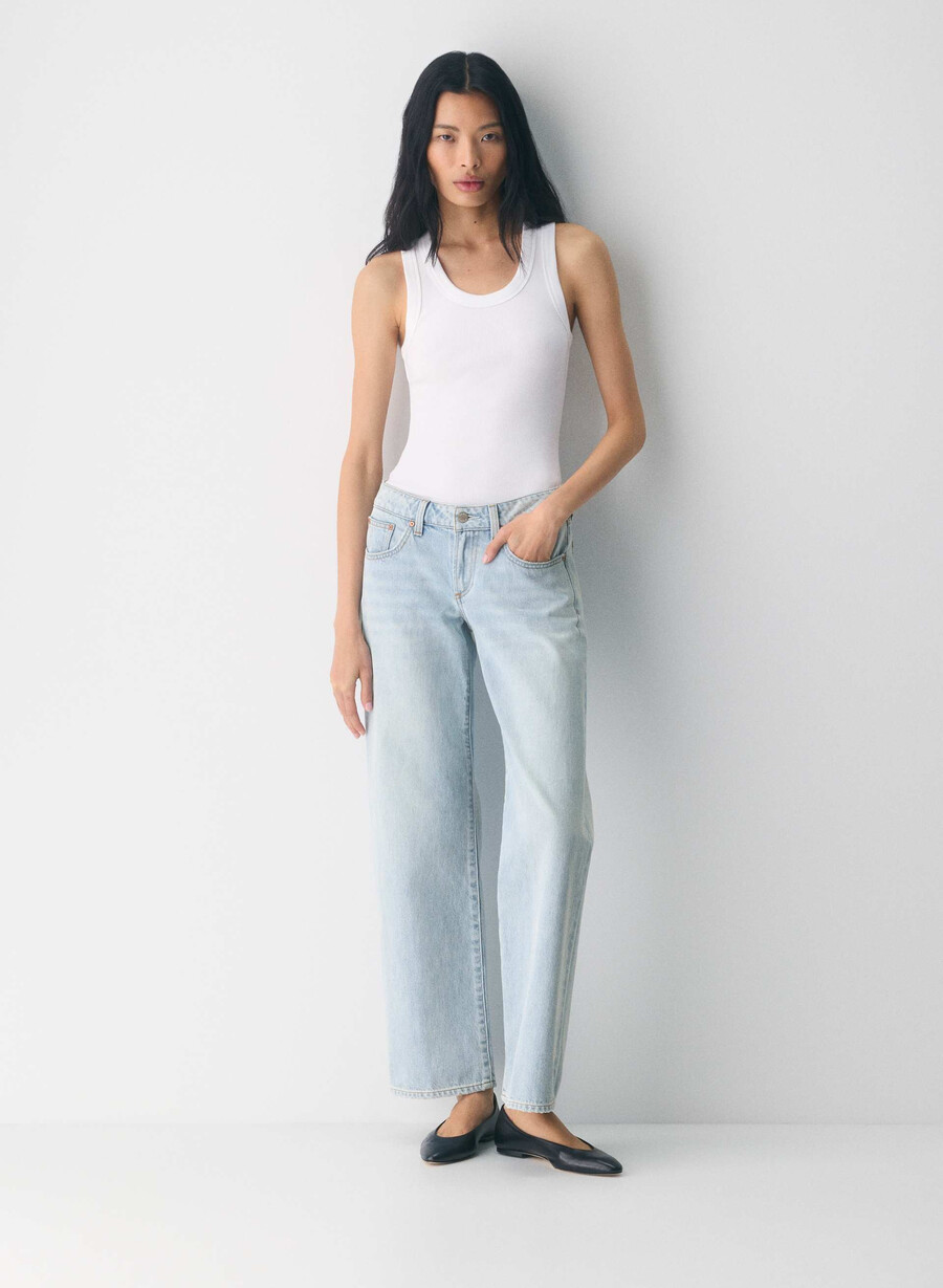 denim forum jeans baggy super a vita bassa anni 90 15 anni brl thr blu