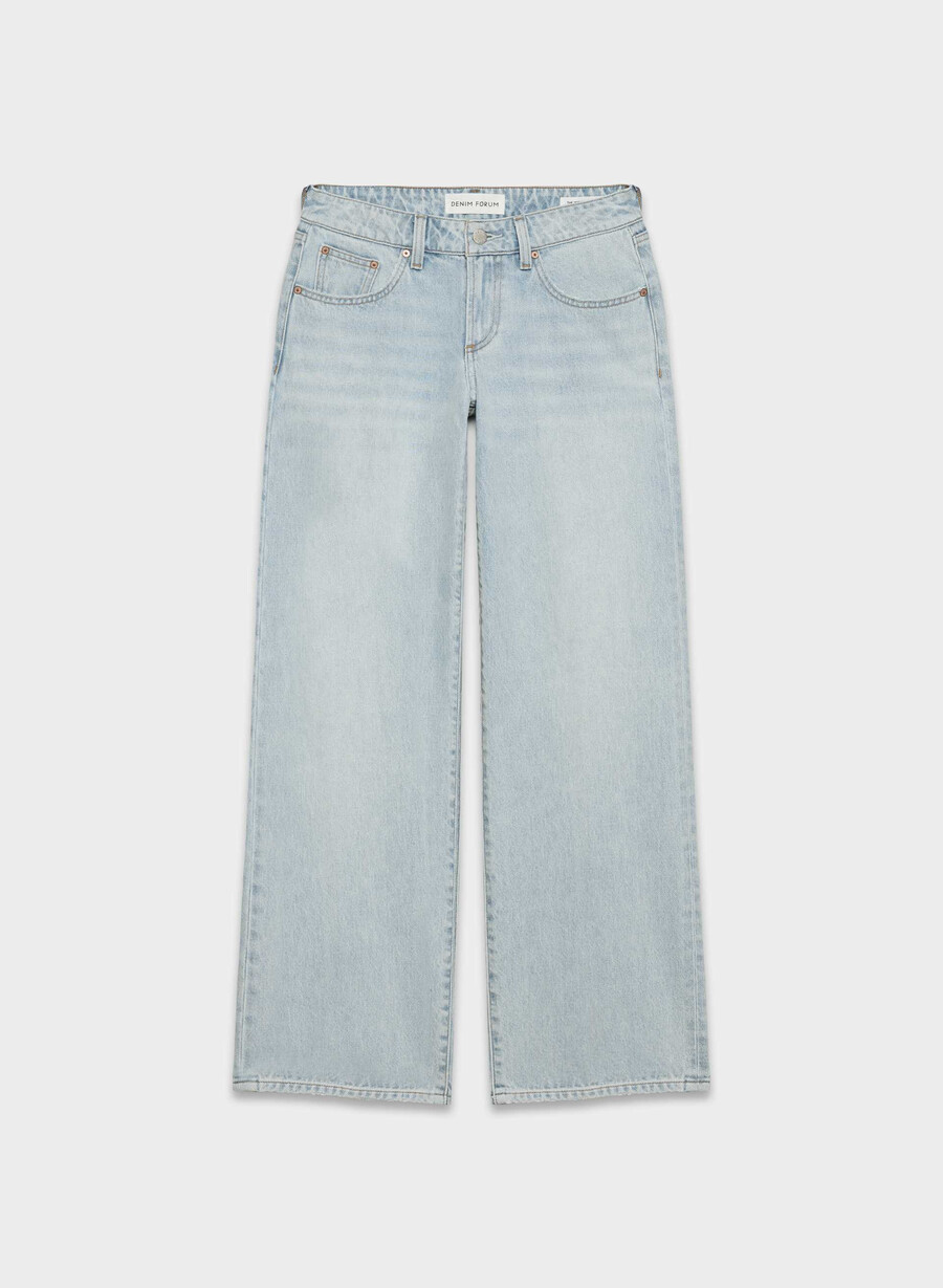 denim forum jeans baggy super a vita bassa anni 90 15 anni brl thr blu