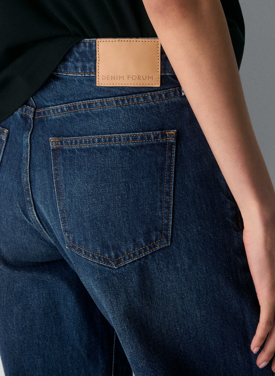 forum denim i jeans baggy super a vita bassa degli anni 90 sono di color blu scuro