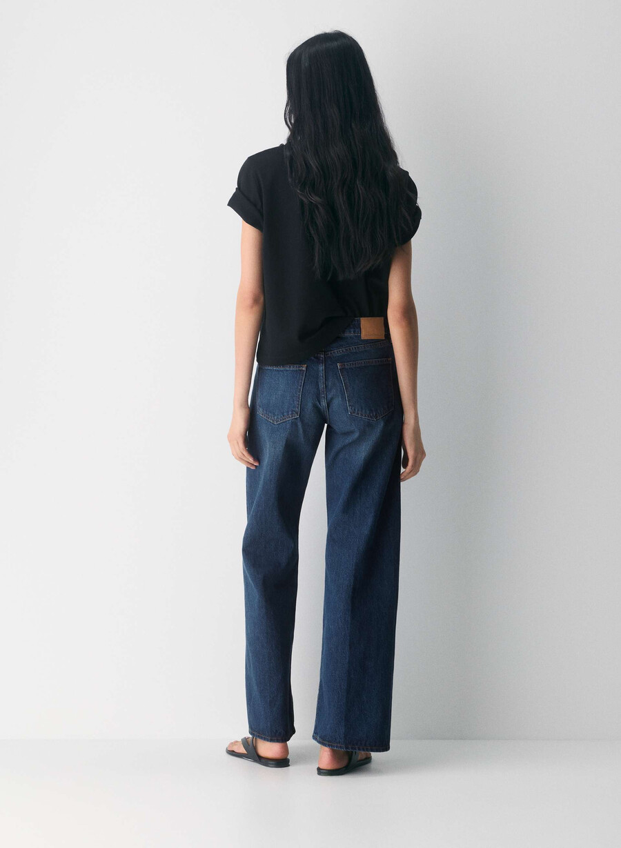 forum denim i jeans baggy super a vita bassa degli anni 90 sono di color blu scuro