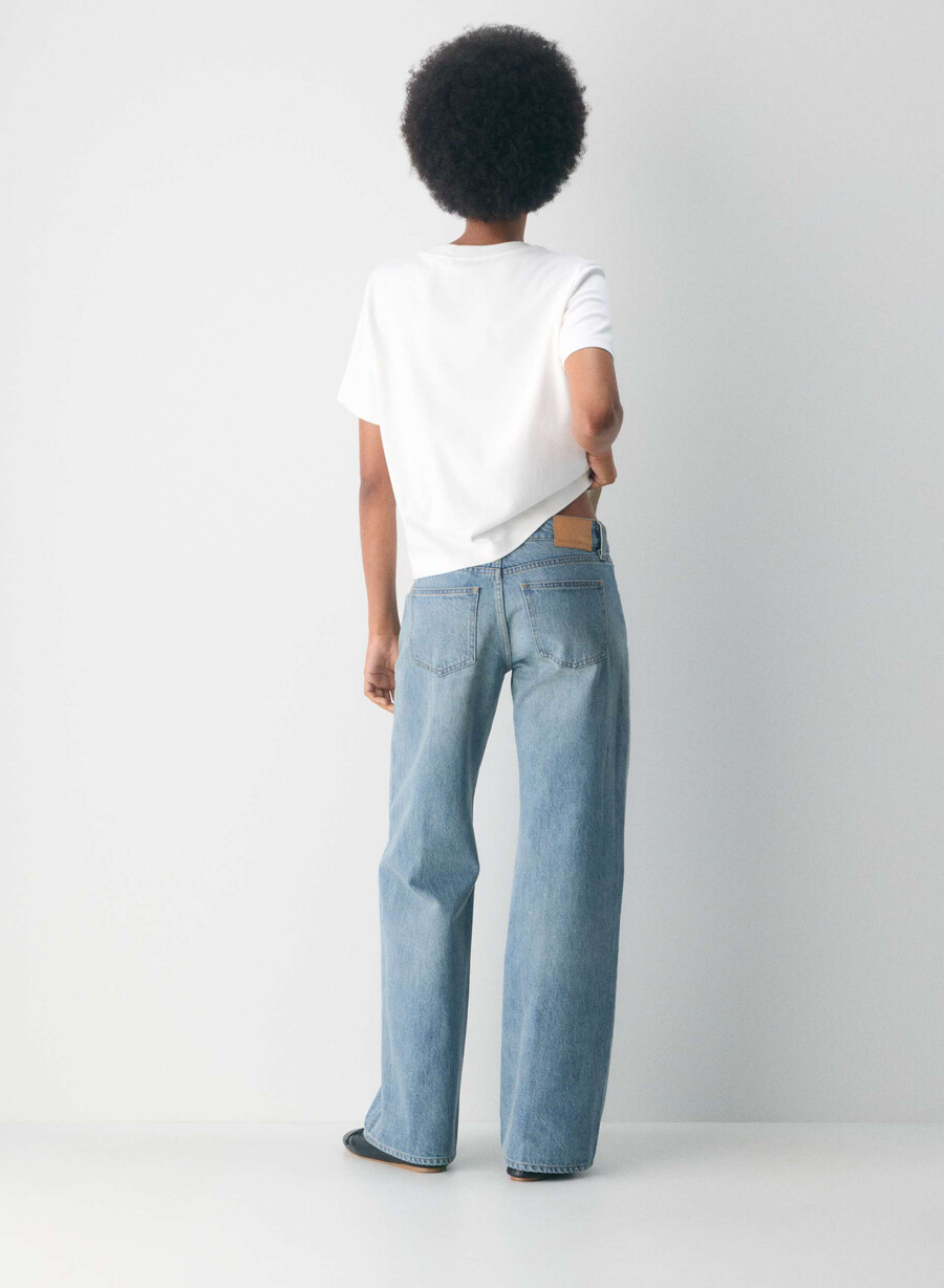 denim forum i jeans baggy super a vita bassa degli anni 90 bleu bellini please