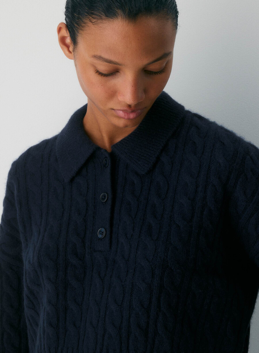 maglione polo rosebud admiral