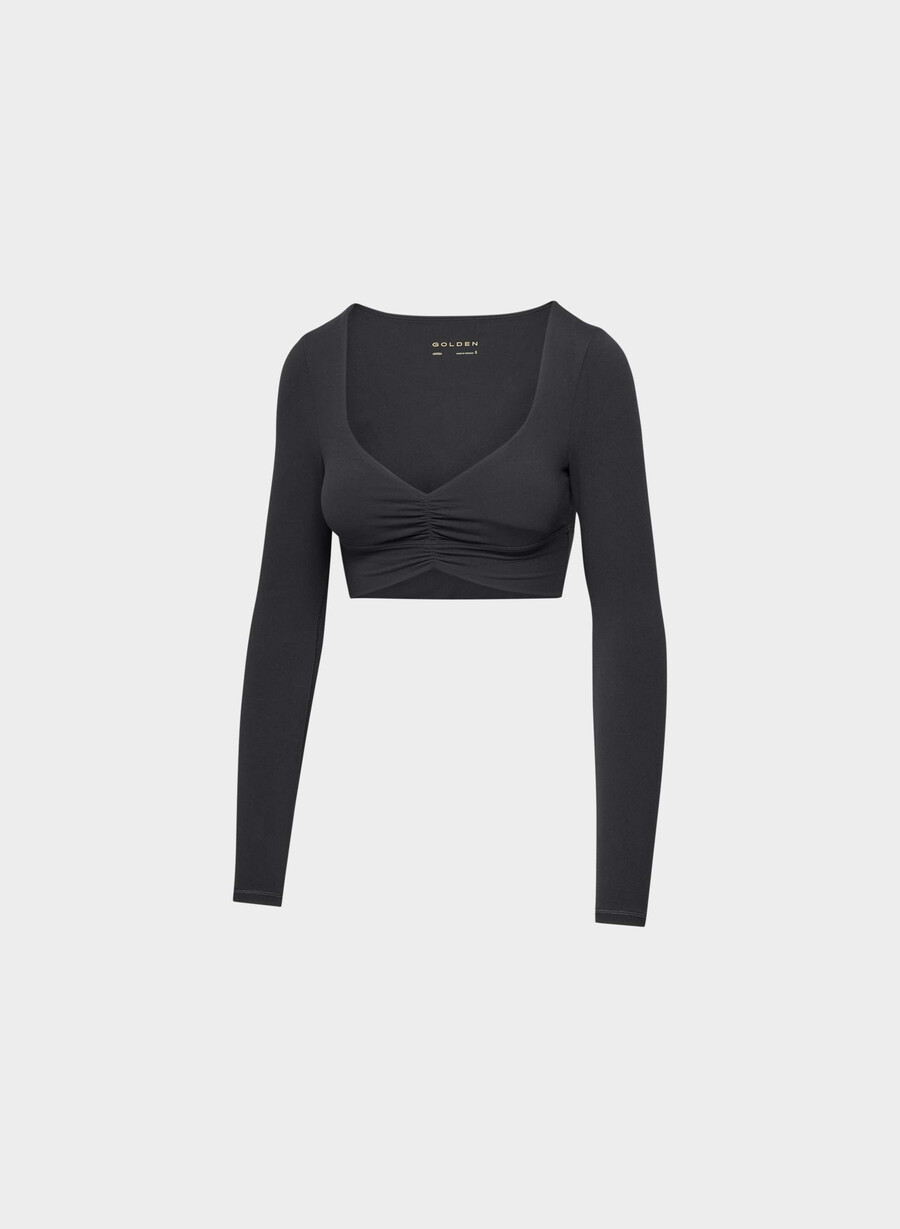 butter rebound sports manica lunga nero