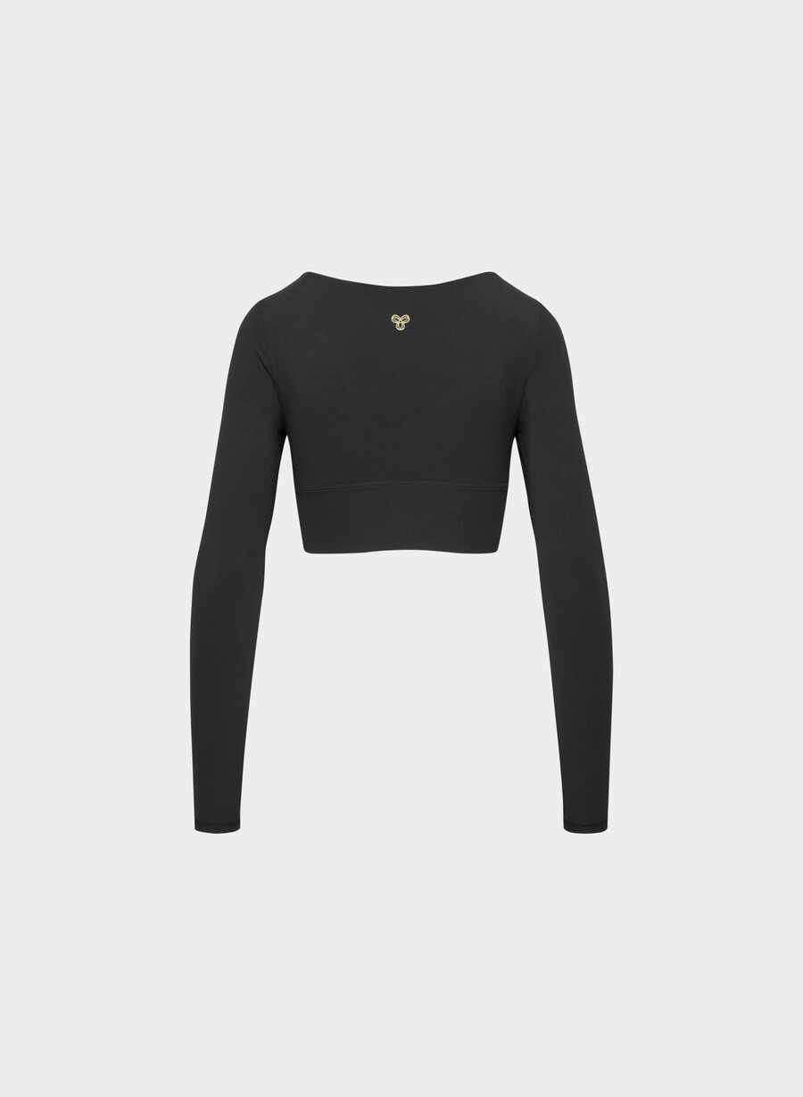 butter rebound sports manica lunga nero