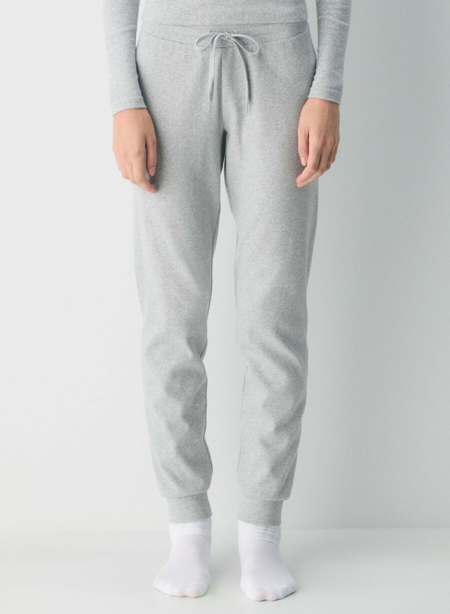 pantaloni da jogging homestretch rib heather chrome