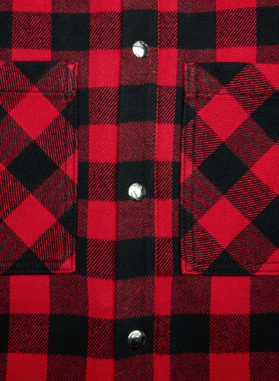 giacca riff shirt pluto chk blkflsh rd