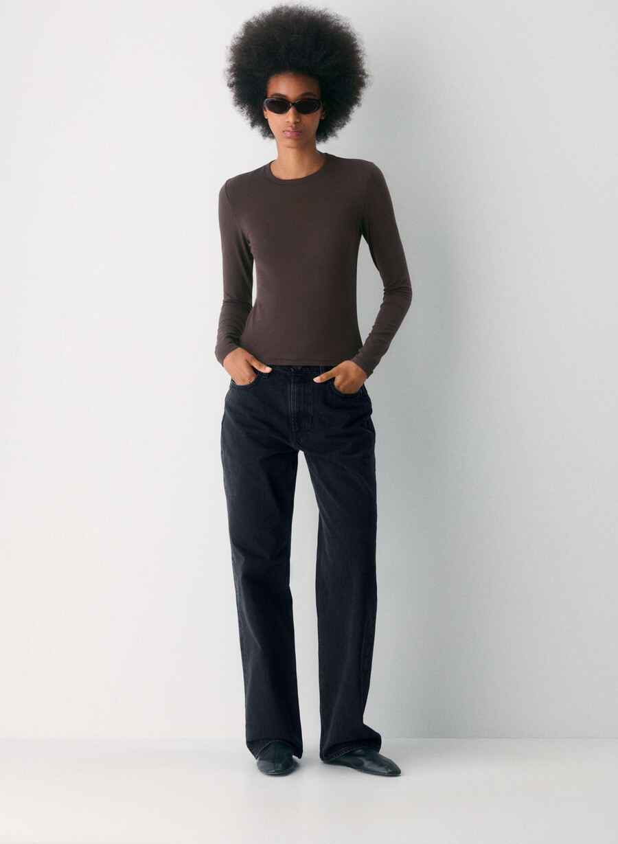 homestretch smooth solo longsleeve villa pink