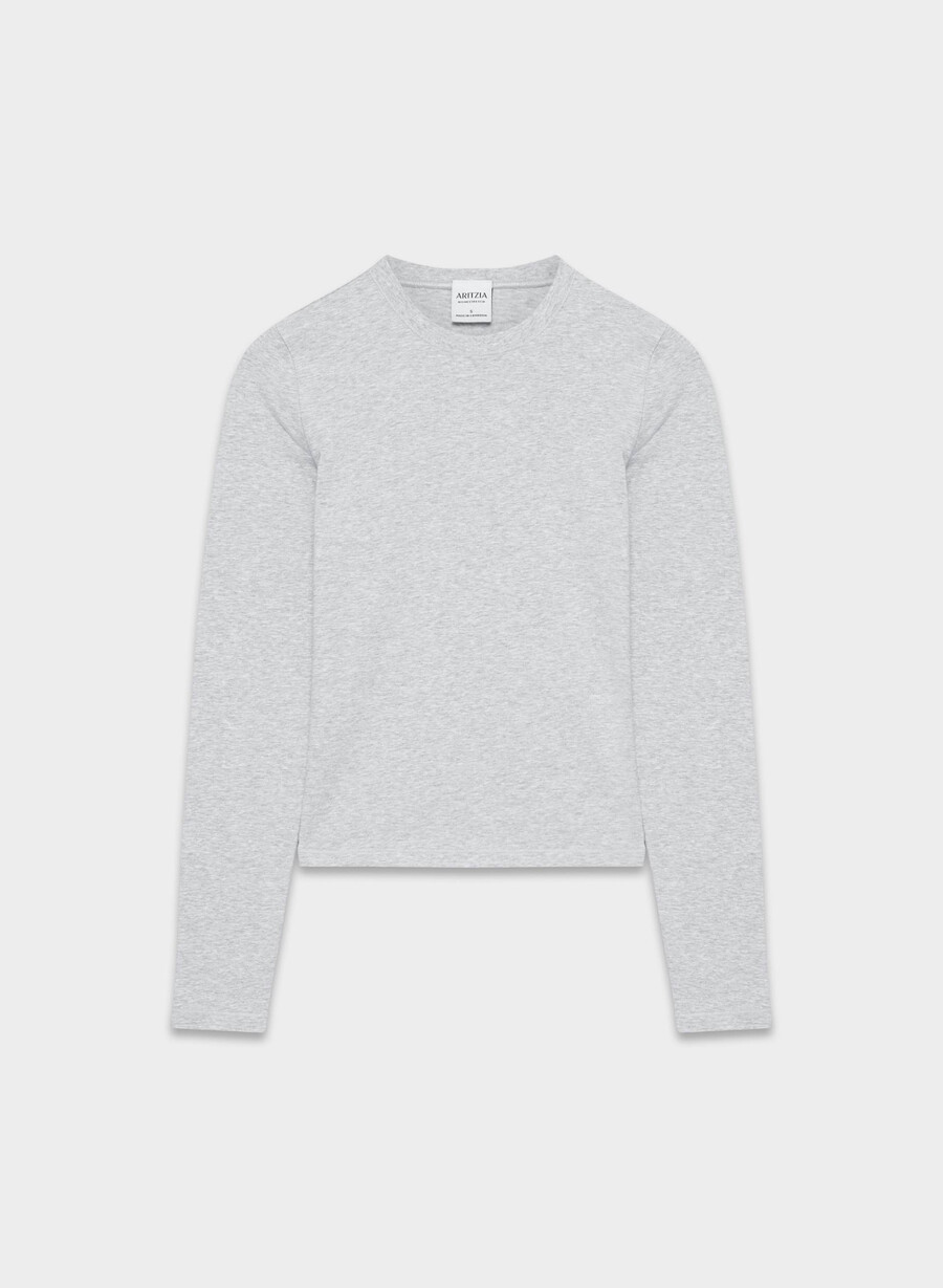 homestretch smooth solo longsleeve heather chrome