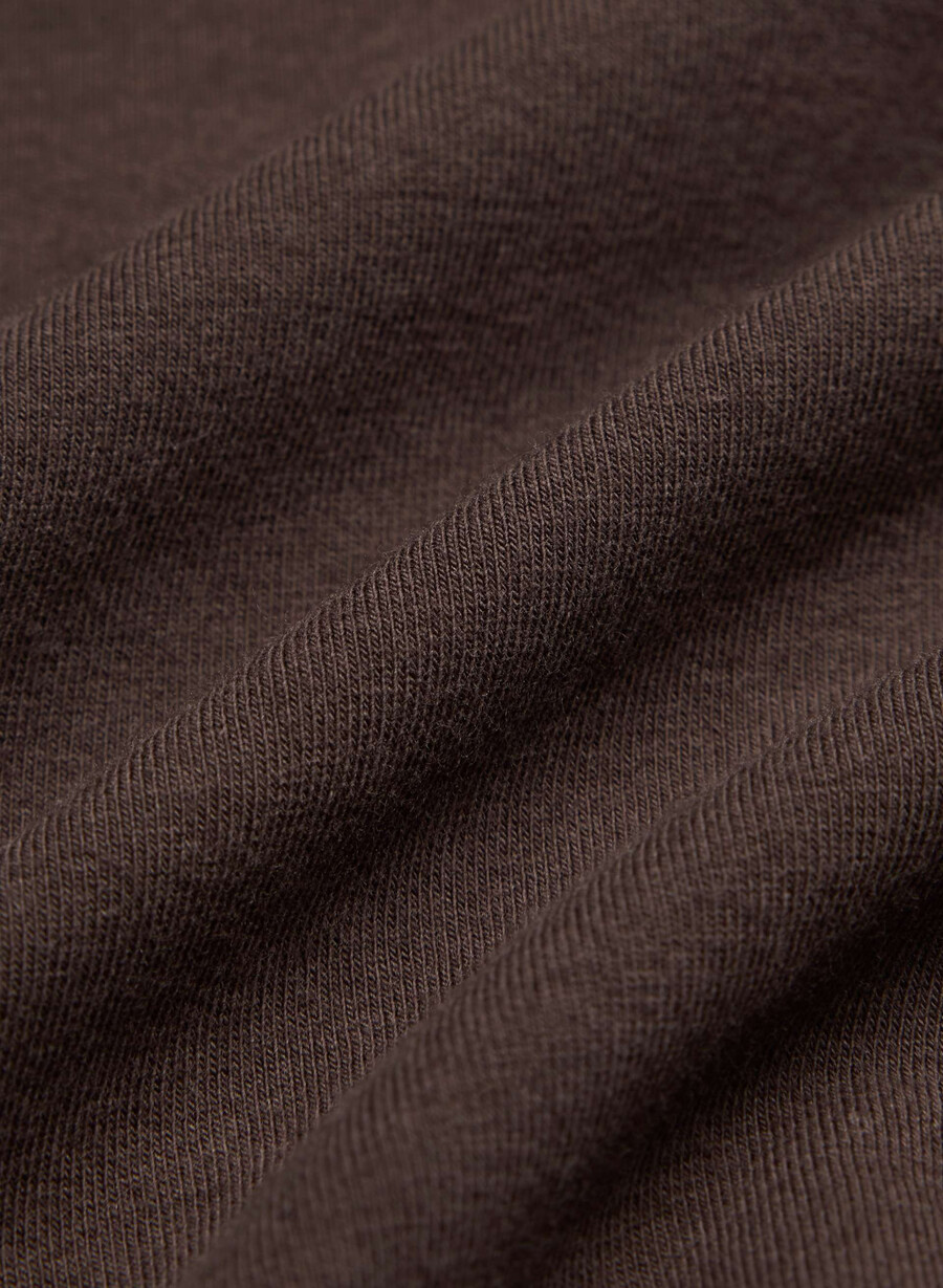 t-shirt homestretch smooth tune marrone mocha ricco