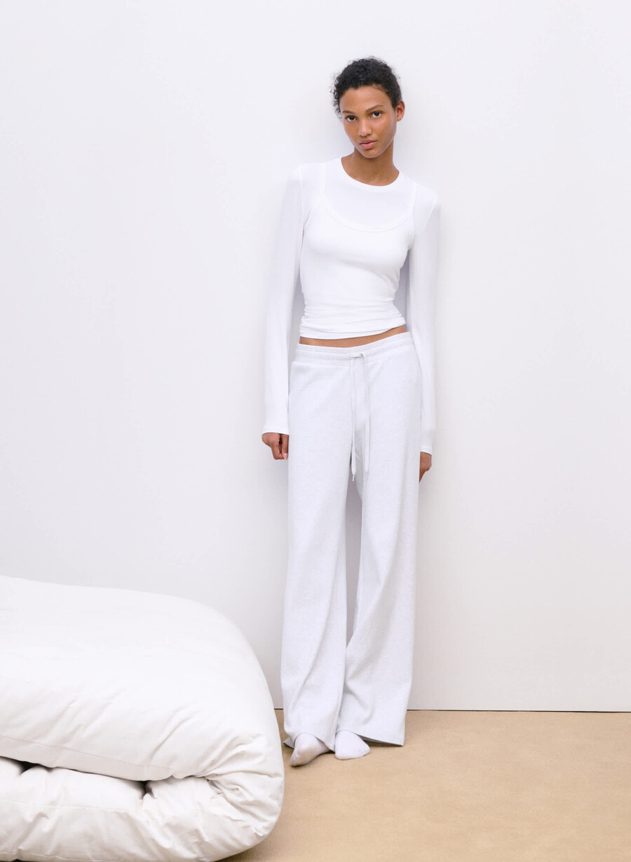 canotta homestretch smooth spectrum bianco brillante