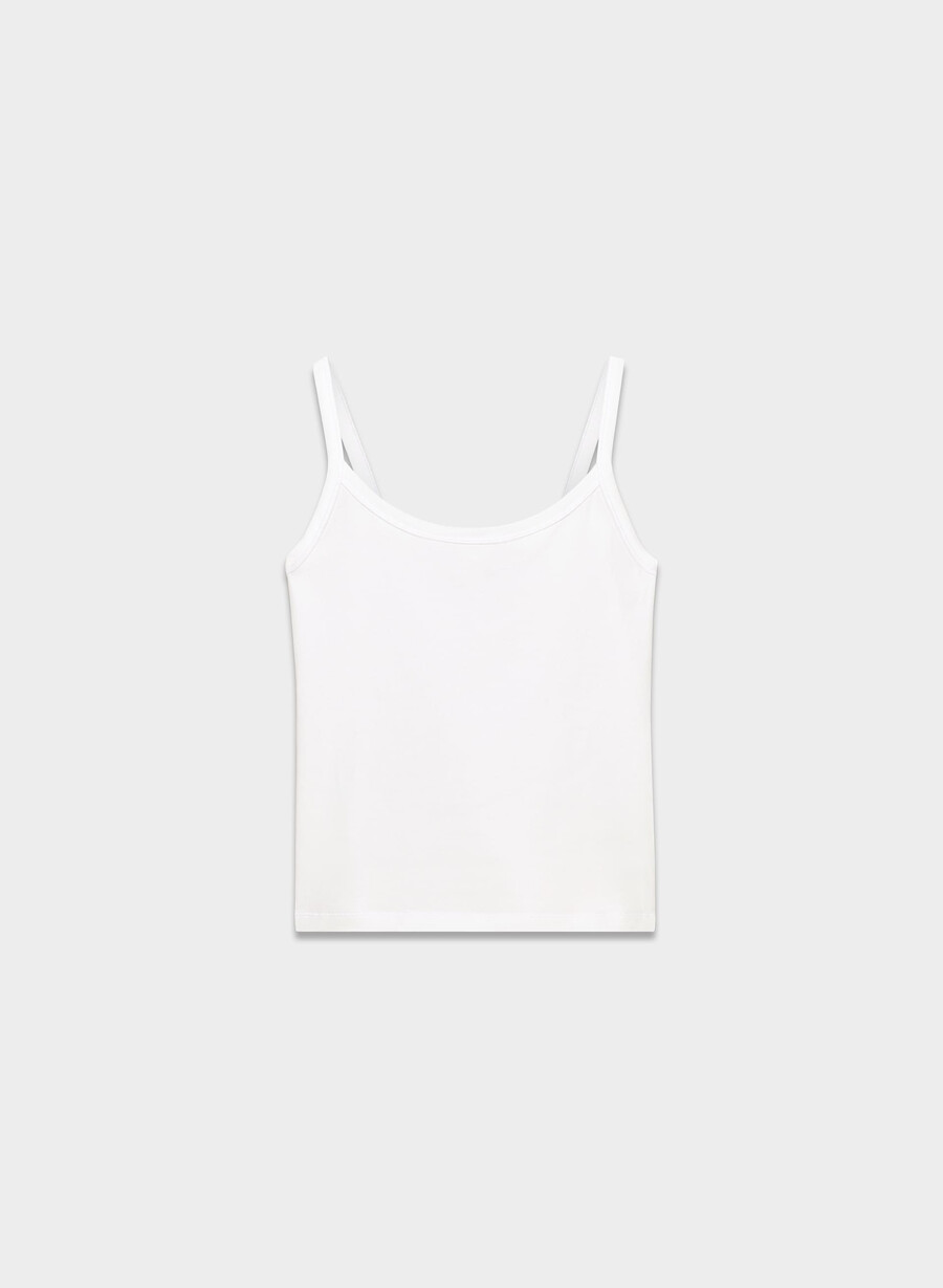canotta homestretch smooth spectrum bianco brillante