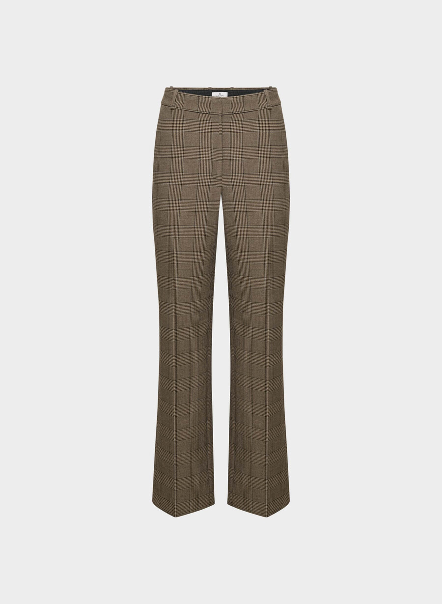 pantaloni new agency curve-fit - ressential tyson chk marronetaup
