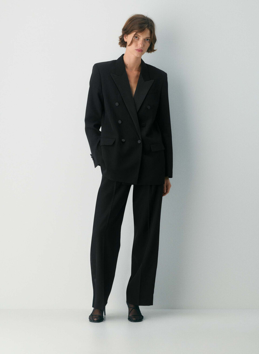 blazer in lana manor nero