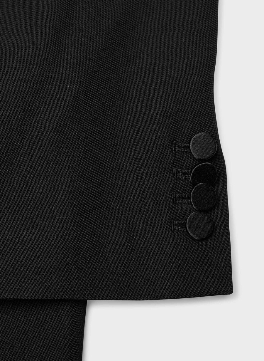 blazer in lana manor nero