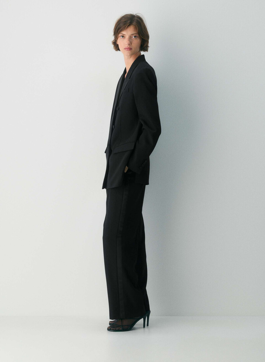 blazer in lana manor nero