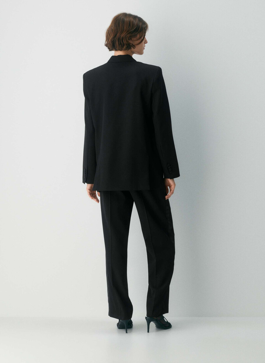 blazer in lana manor nero