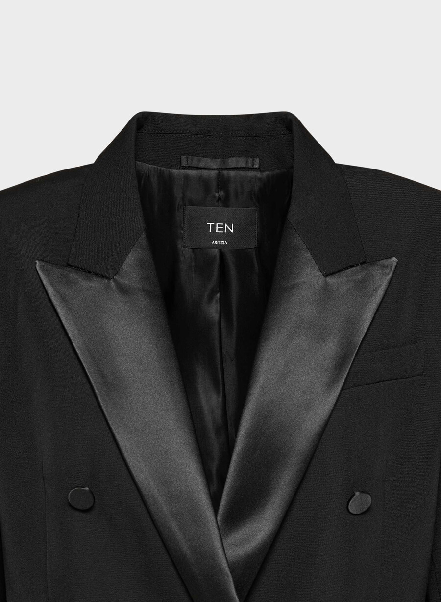 blazer in lana manor nero
