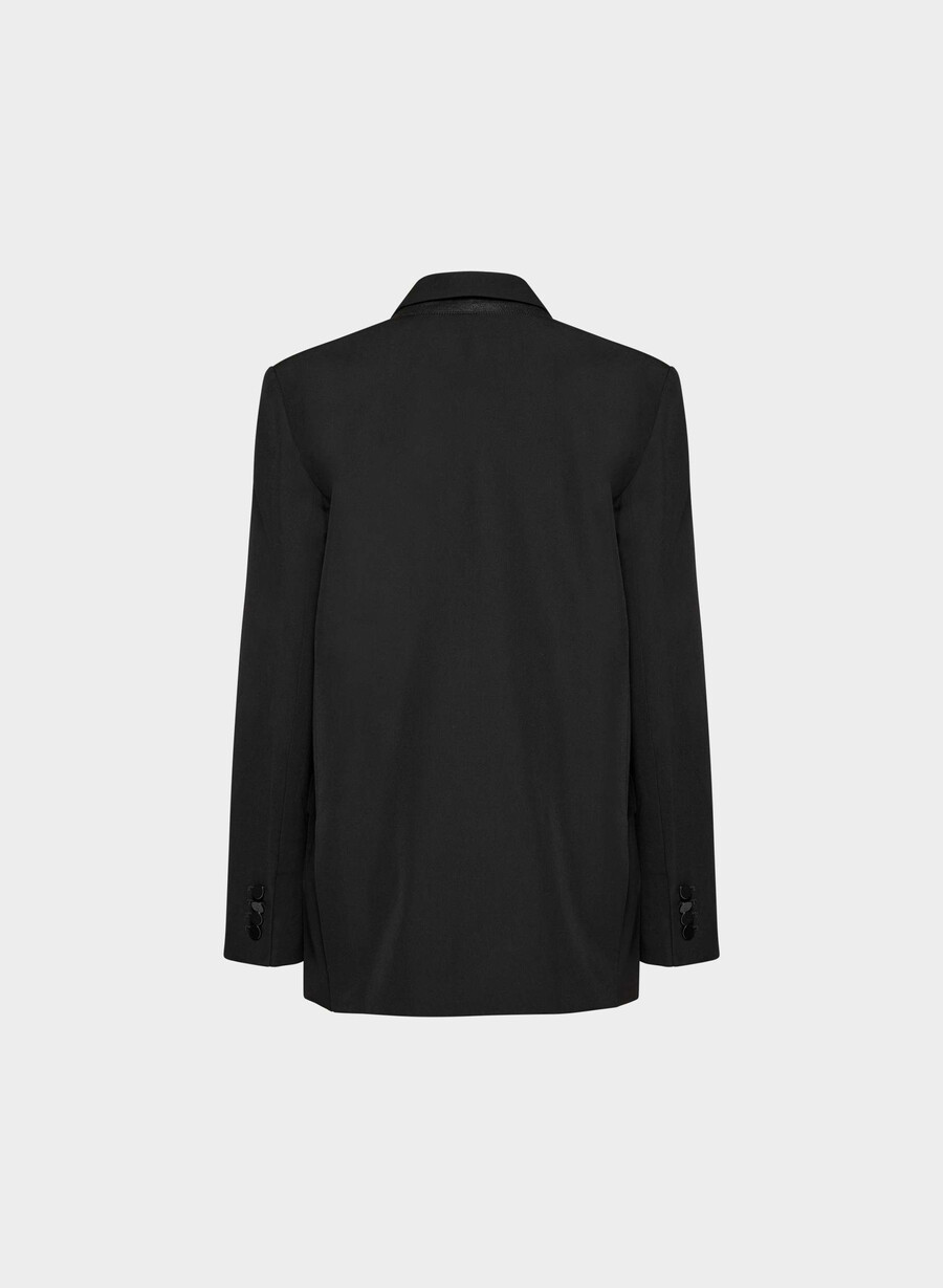 blazer in lana manor nero