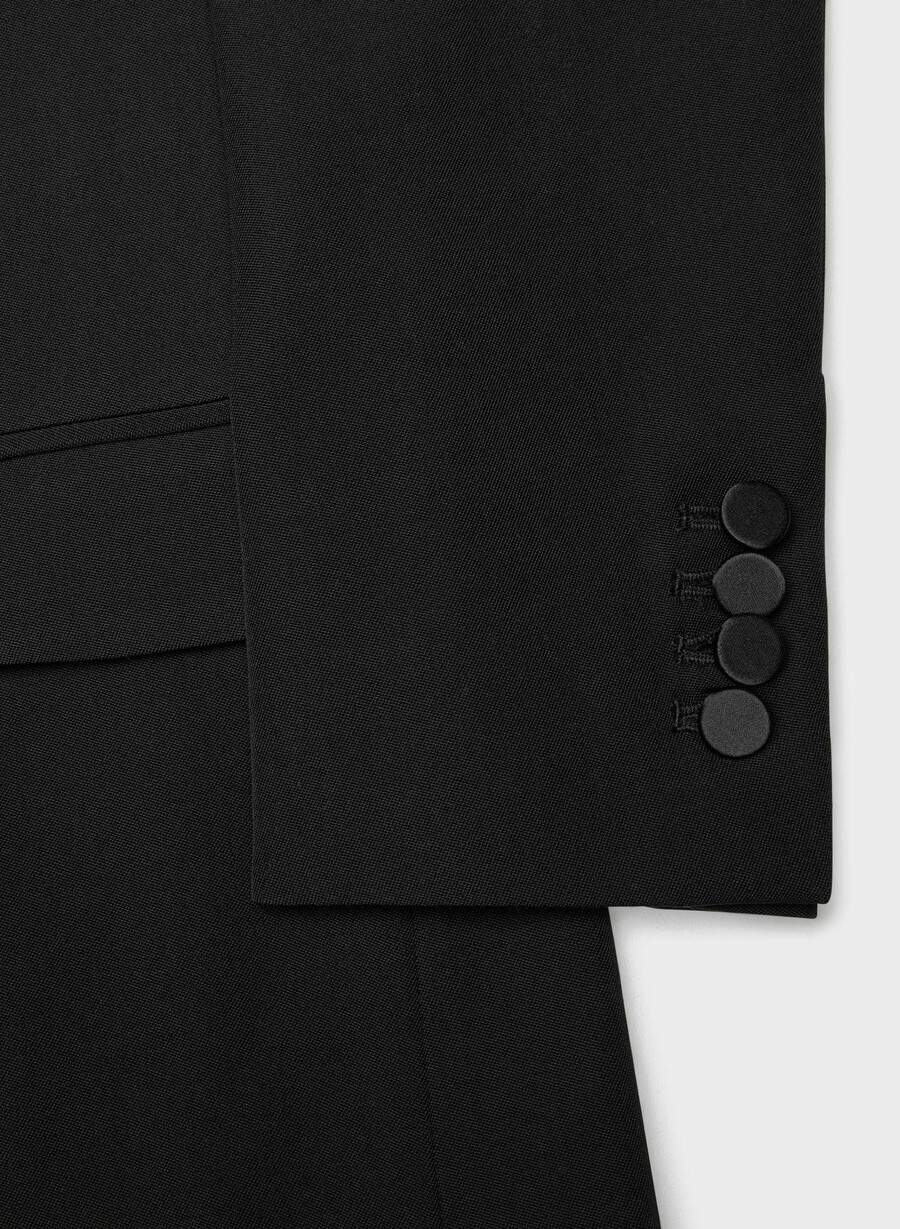blazer in lana charisse nero