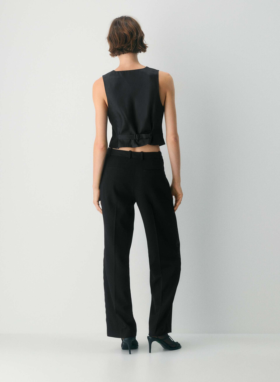 gilet in lana jordan nero