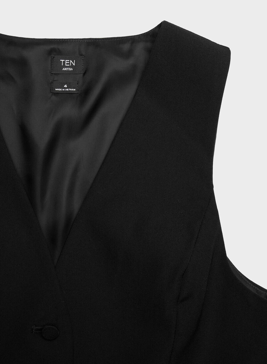 gilet in lana jordan nero
