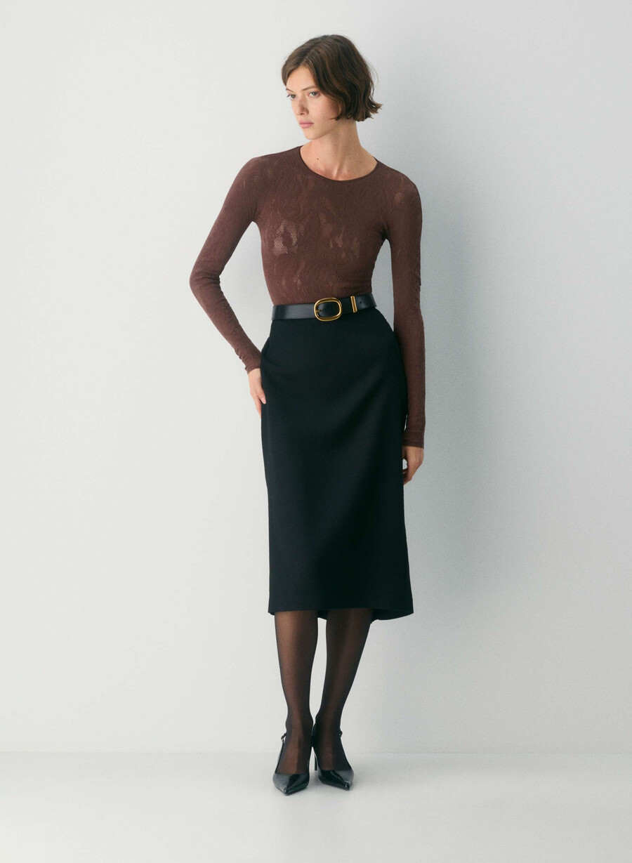 body flora seamless mambo marrone polvere cacao