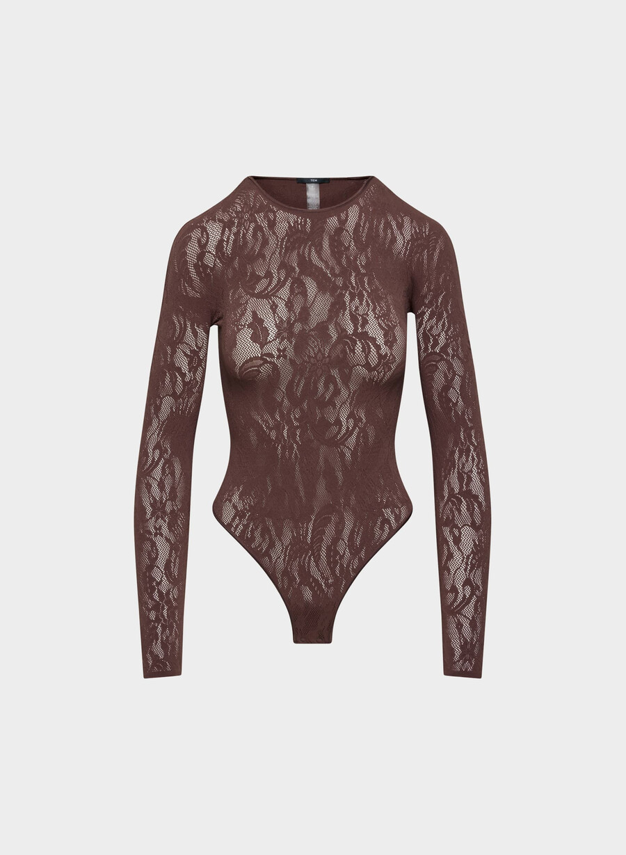 body flora seamless mambo marrone polvere cacao