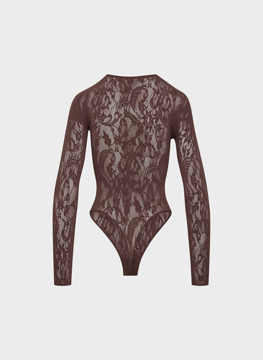 body flora seamless mambo marrone polvere cacao