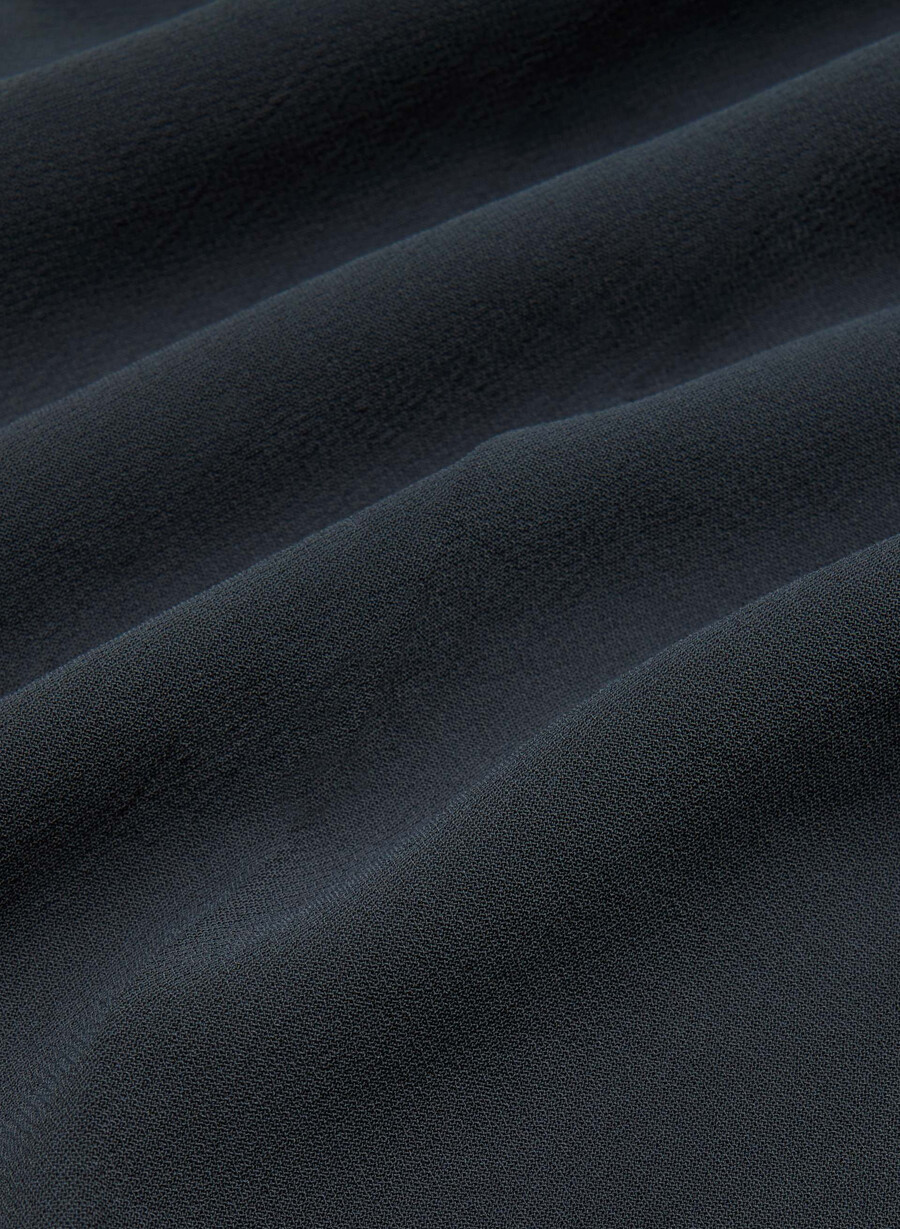 the effortless pant curve-fit lo-rise - crepette dark navy