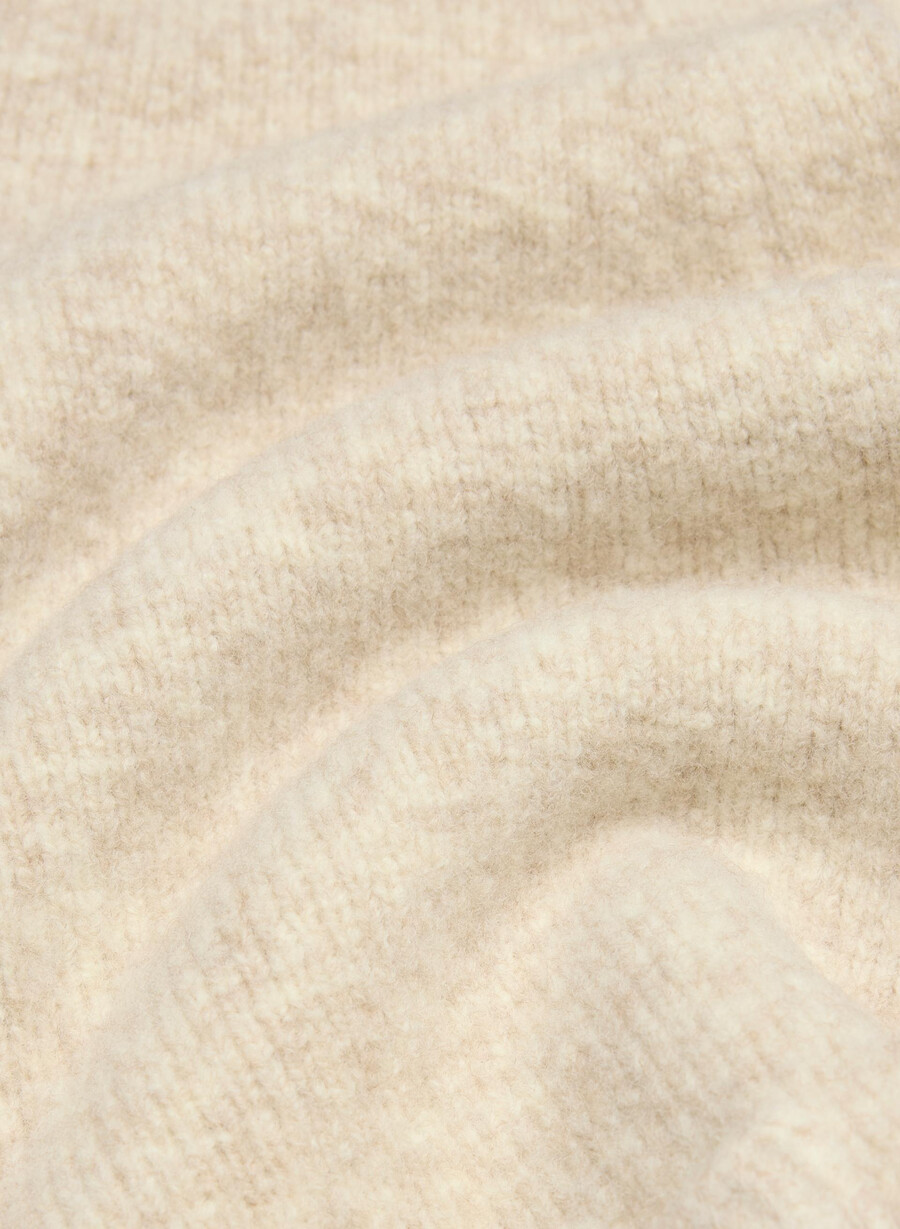 cardigan seaport heather oat beige
